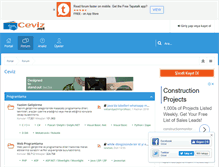 Tablet Screenshot of forum.ceviz.net